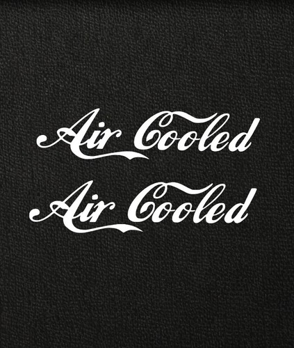 Air cooled vinyl decal - vinyl,