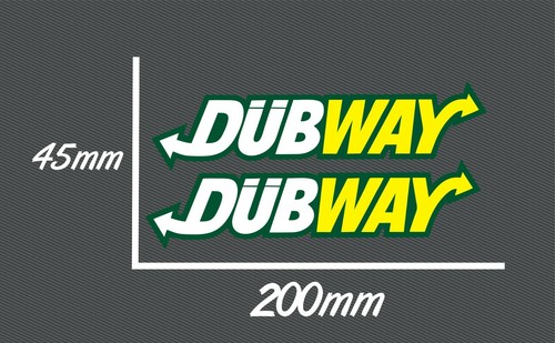 Dubway car stickers - car,
