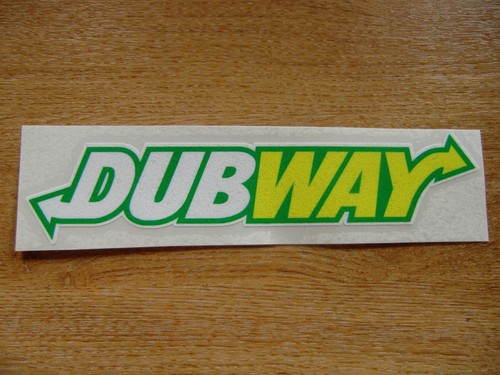 Dubway 195mm 45mm decal - -, x