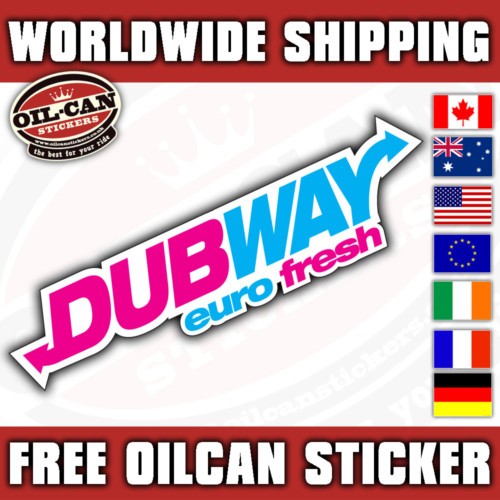 Dubway euro fresh car - euro, sticker